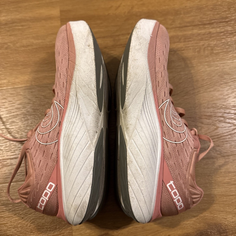 Topo Athletic Sneakers Women 8.5M Atmos Running Shoes Dusty Rose Road 5MM Drop - Picture 10 of 16
